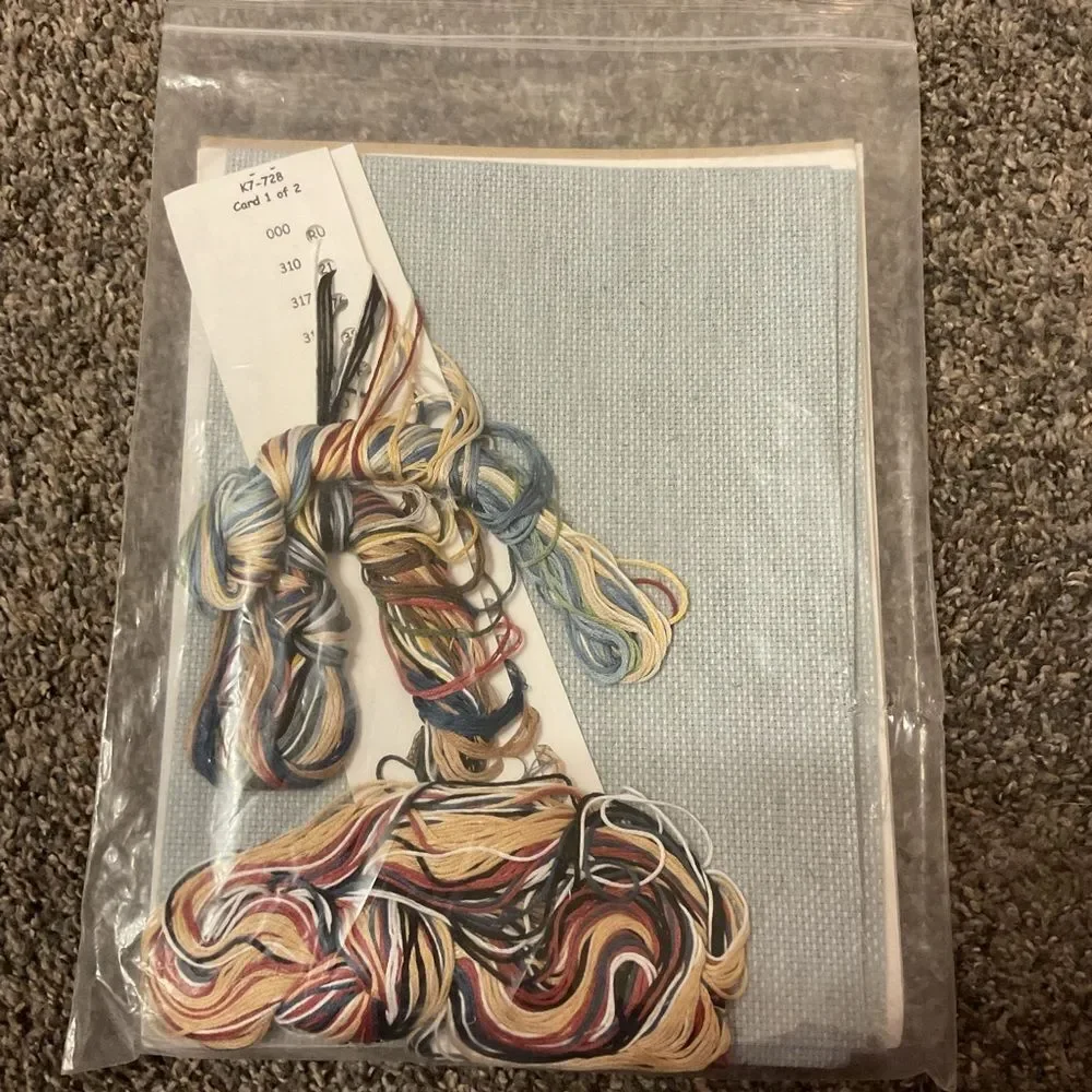 The Design Connection Guiding Light III Cross Stitch Kit - Blue